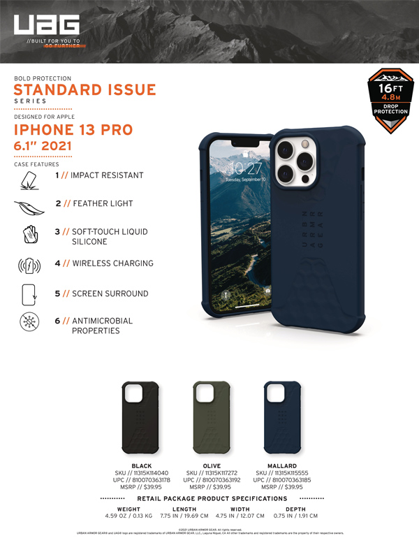 Op lung iPhone 13 UAG Standard Issue Series 24 bengovn 2