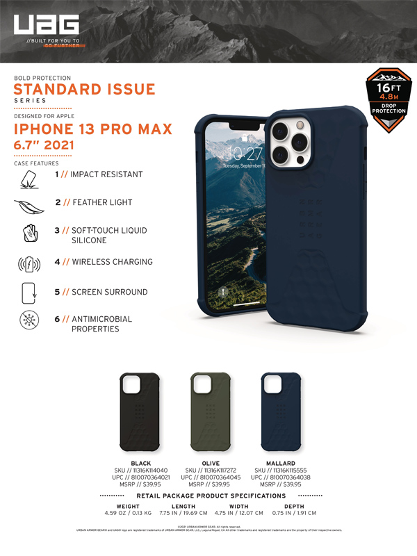 Op lung iPhone 13 UAG Standard Issue Series 24 bengovn