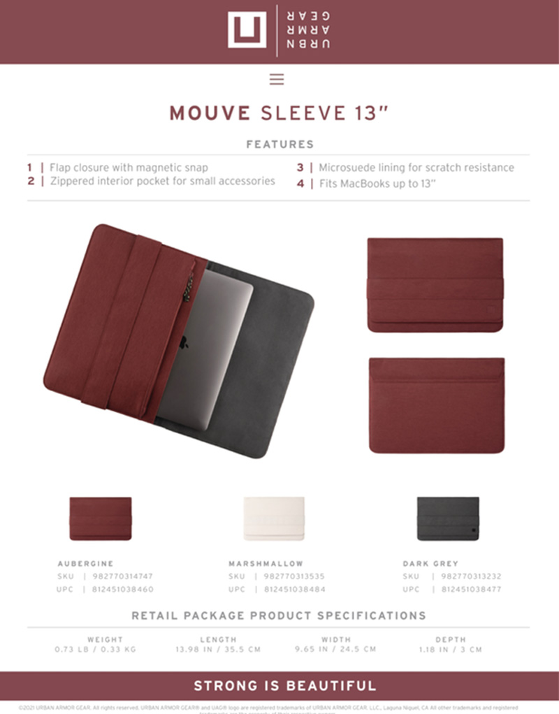 U Tui UAG Sleeve cho Macbook Tablet 13 18 bengovn