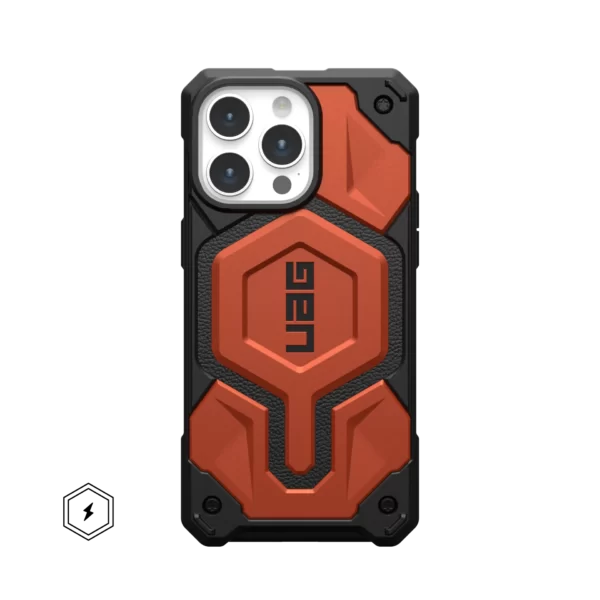 UAG HS APPLE IPHONE 2023 SUPERMAN MONARCH PRO MAGSAFE RUST STD 01 MAGSAFE ICON